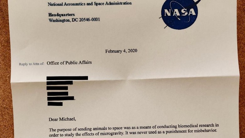 Iseng Kirim Pesan ke NASA, Eh.. Ternyata Dibalas