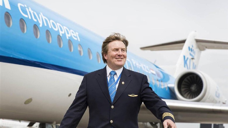 Mengenal Raja Belanda Willem yang Pernah Jadi Pilot KLM